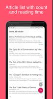 Accele-Reader for Instapaper الملصق