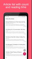 Poster Accele-Reader for Instapaper