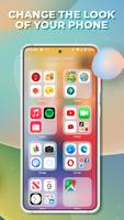 برنامه‌نما Launcher iOS 16 عکس از صفحه