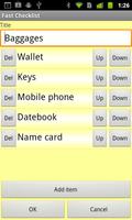 Fast Checklist capture d'écran 2