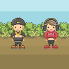 そろえてダンシング　～簡単なリズムダンスゲーム！～ أيقونة