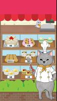 Cute cat's cake shop poster