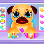 آیکون‌ Puppy Pug at Animal Hair Salon