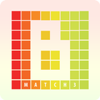 Block Puzzle Multicolor Match 3 Zeichen