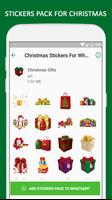 برنامه‌نما Christmas Stickers For WhatsApp - WAStickerApps عکس از صفحه