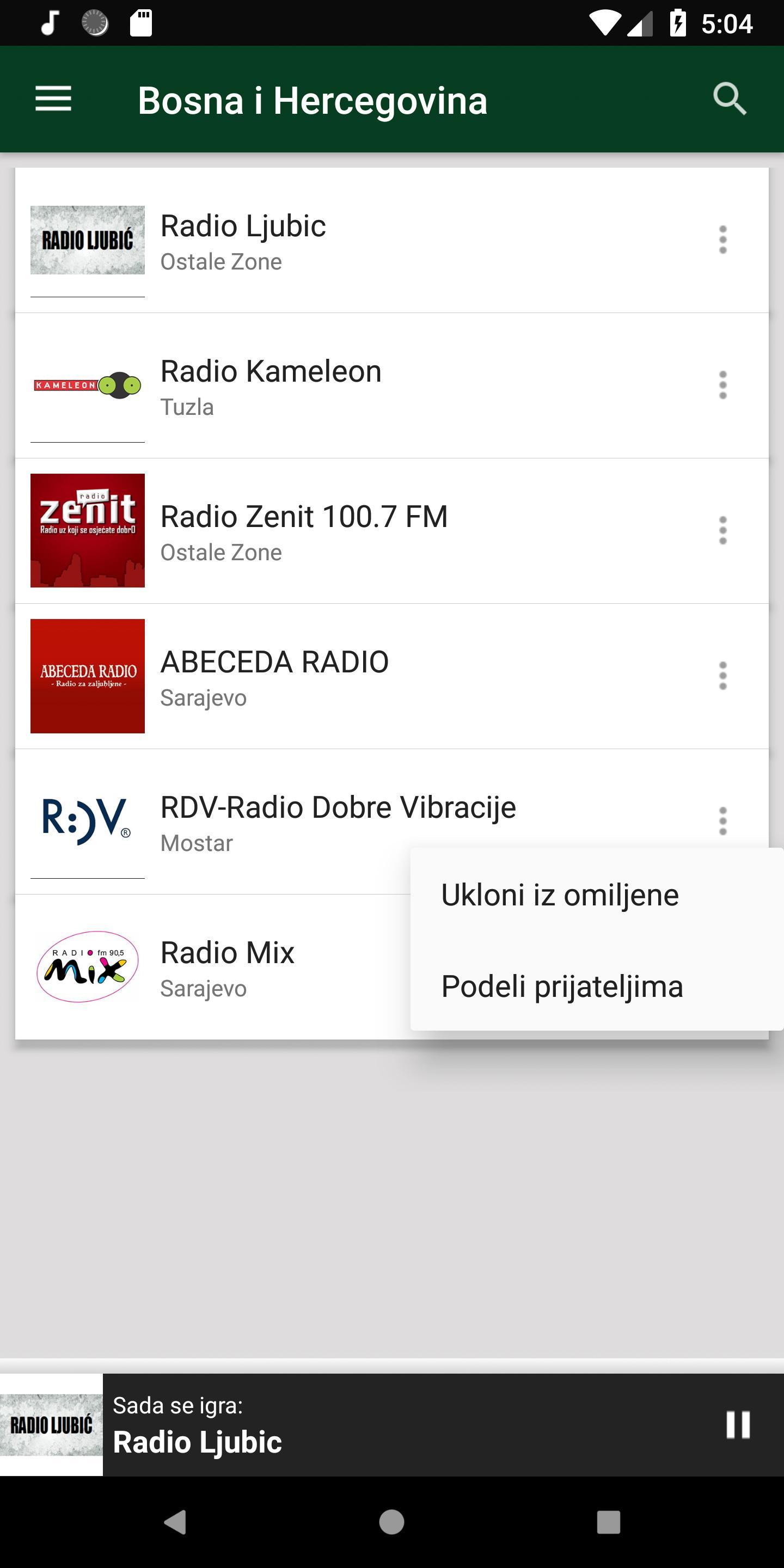 Bosna i Hercegovina Radio Stanice pour Android - Téléchargez l'APK