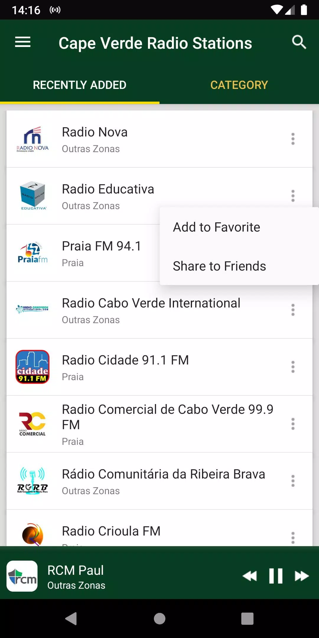 Descarga de APK de Cape Verde Radio Stations para Android