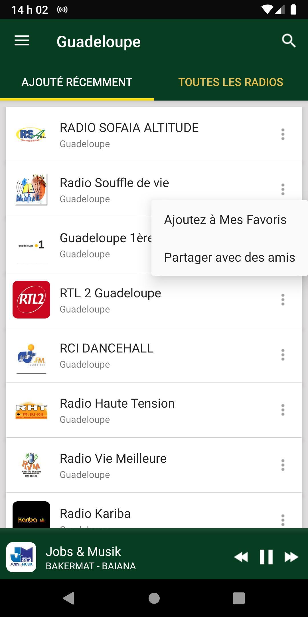 Stations Radio de Guadeloupe - France APK pour Android Télécharger