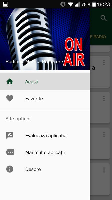 Radiouri Muzică Petrecere для андроид скачать Apk