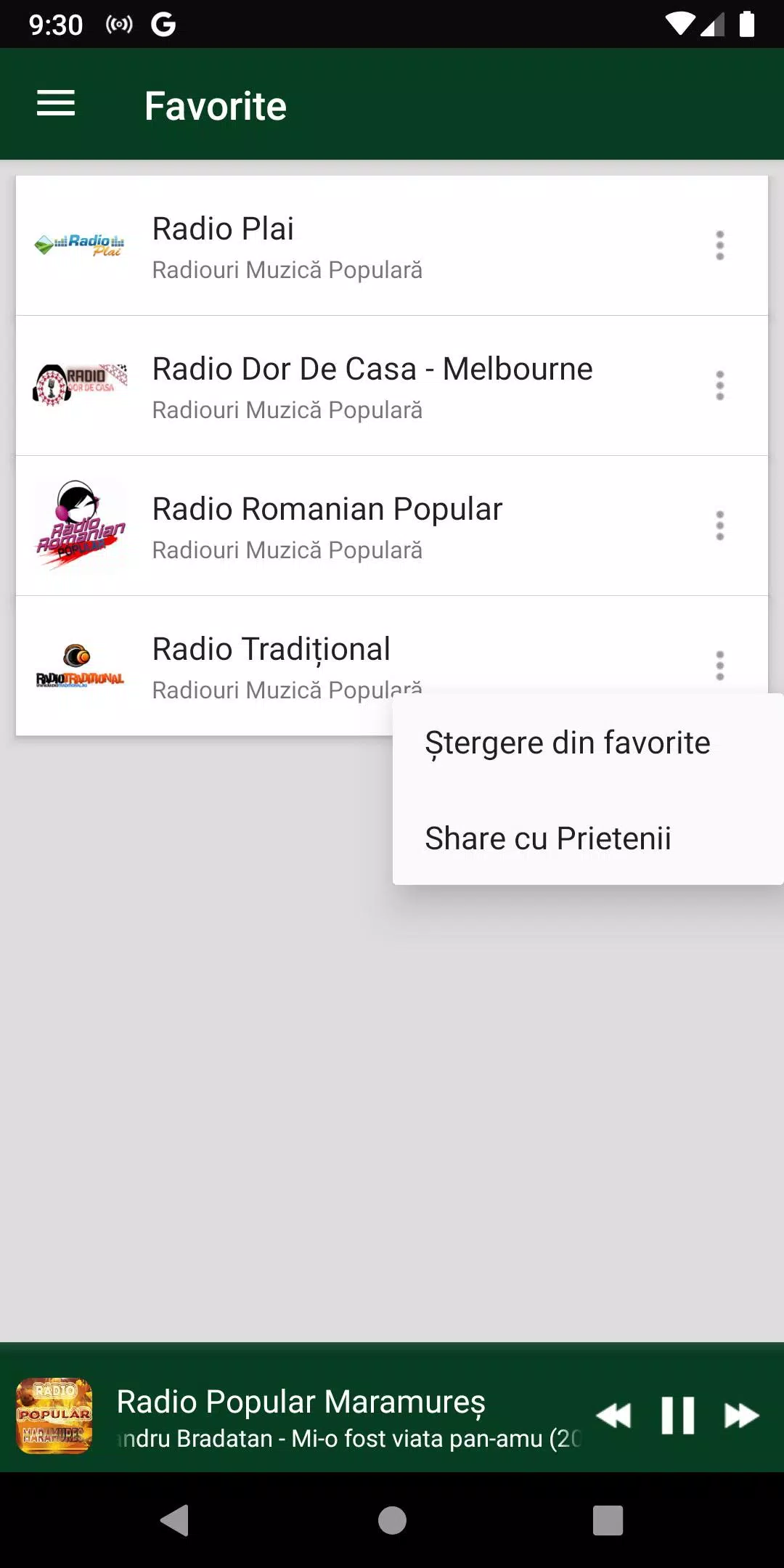 Radiouri Muzică Populară 🇷🇴 для Андроид - скачать APK