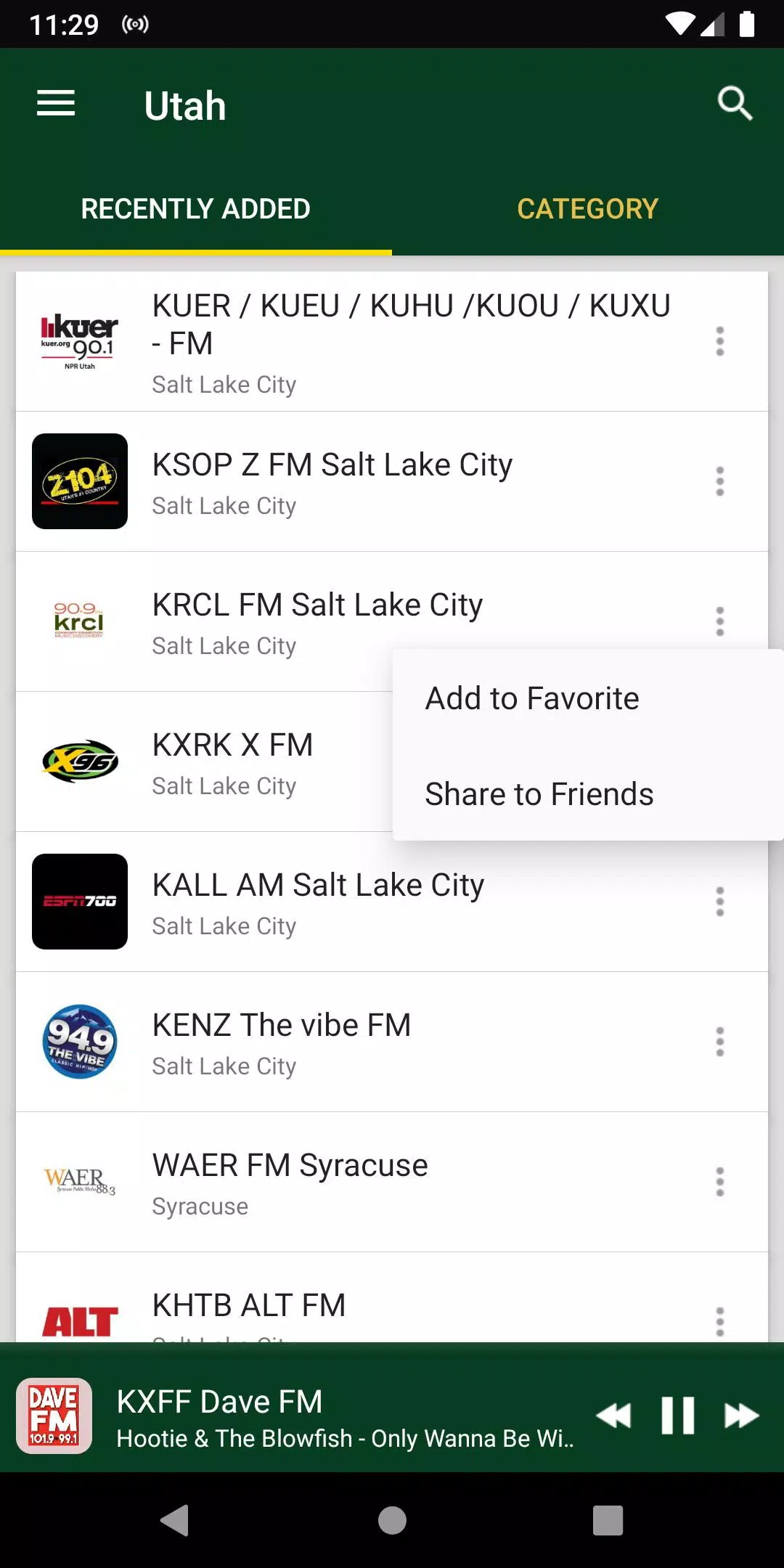 Descarga de APK de Estaciones de radio de Utah - Estados Unidos para Android