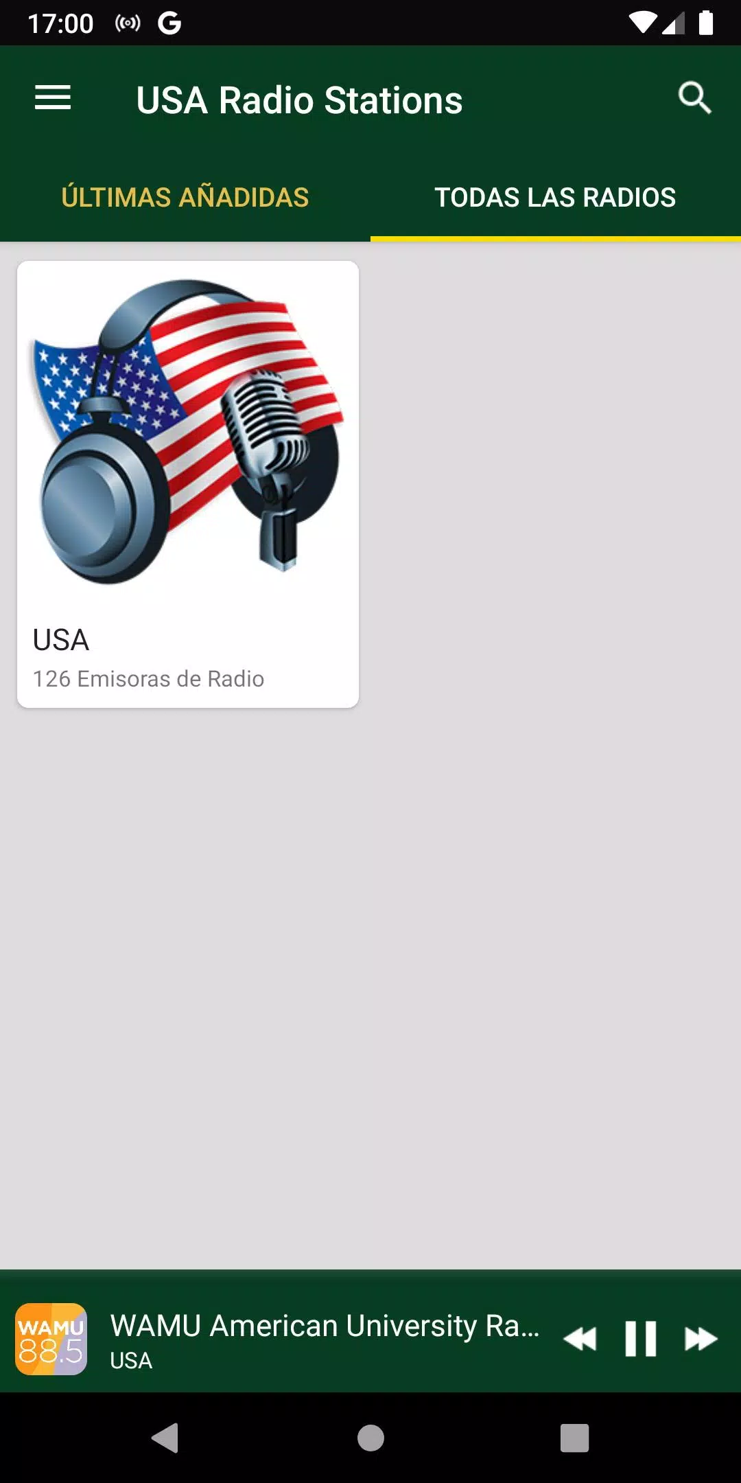 Descarga de APK de Estaciones de radio de Estados Unidos 🇺🇸 para Android