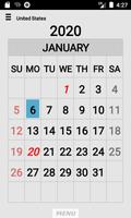 My Year Calendar captura de pantalla 3