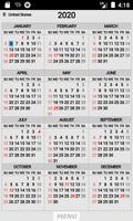 My Year Calendar Cartaz