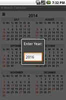 Six Month Calendar 截图 3