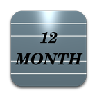 Twelve Month Calendar Zeichen