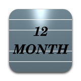 Twelve Month Calendar أيقونة