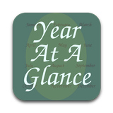 Year At A Glance icône