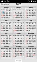 Year At A Glance Poster