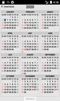 Year At A Glance poster