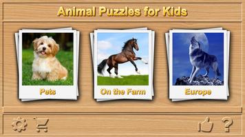 Animal Puzzles ポスター