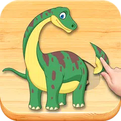 Скачать Динозавры пазлы, полная версия APK
