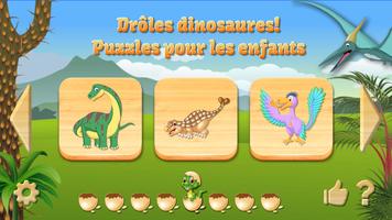 Dinosaures Puzzle, jeu complet Affiche