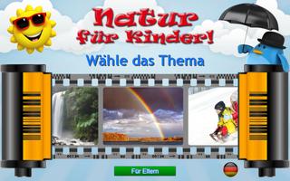 Natur für Kinder - Lernkarten Plakat