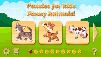 Puzzels voor Kinderen-poster