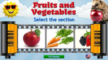 Fruits and Vegetables for Kids ポスター