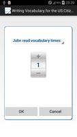 Writing Vocab for Civics Test screenshot 1