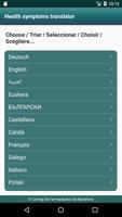 Traductor de síntomas de salud Affiche