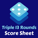 Triple 13 Rounds Score Sheet APK
