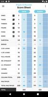 Triple 13 Rounds Score Sheet Affiche