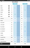 Triple 13 Rounds Score Sheet capture d'écran 3