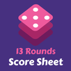 13 Rounds Score Sheet APK