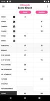 13 Rounds Score Sheet 포스터