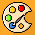 Color Mania: Fun Coloring Game ikon