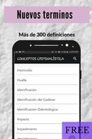 Conceptos de Criminalística الملصق