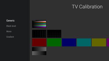 TV Calibration Affiche