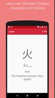 Learn Chinese Characters: Flash Cards & Quiz Affiche