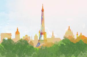 Thème Coeur de Paris Affiche
