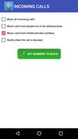 CallBlock - numéros de blocage capture d'écran 1