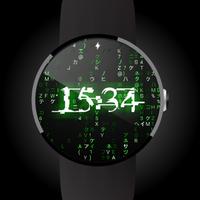 Matrix face for Android Wear Affiche