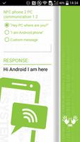 NFC Phone 2 PC Communication Affiche