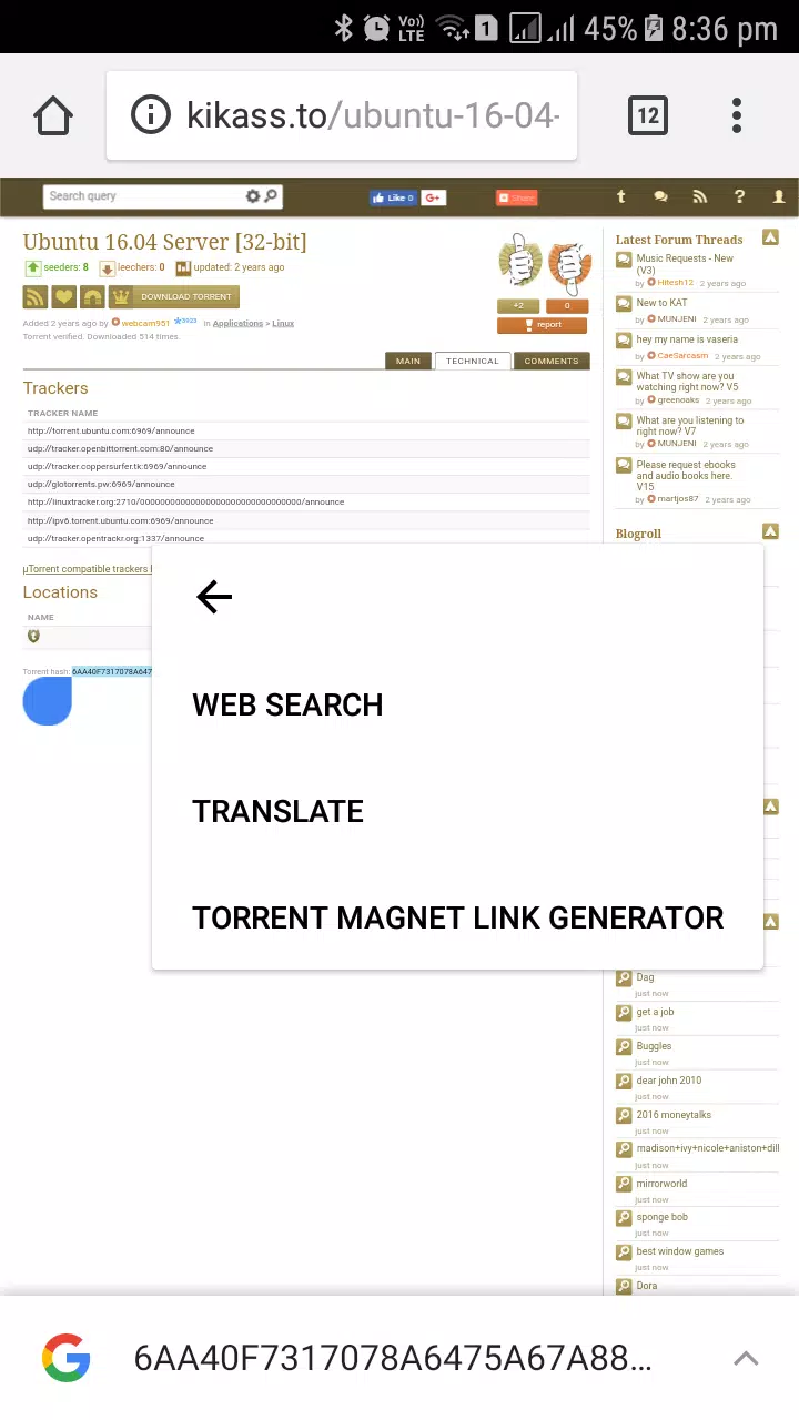 Torrent Magnet Link Generator APK for Android Download
