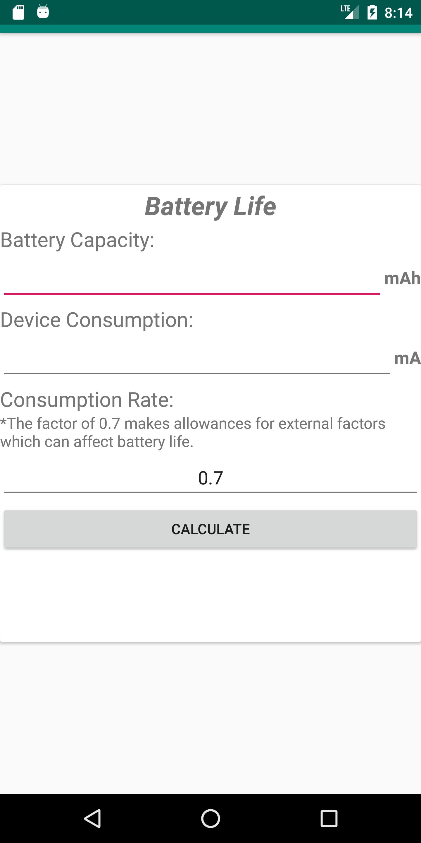 Battery Life Calculator for Android - APK Download