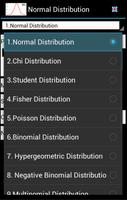 Probability Statistical Distributions Calculator capture d'écran 1