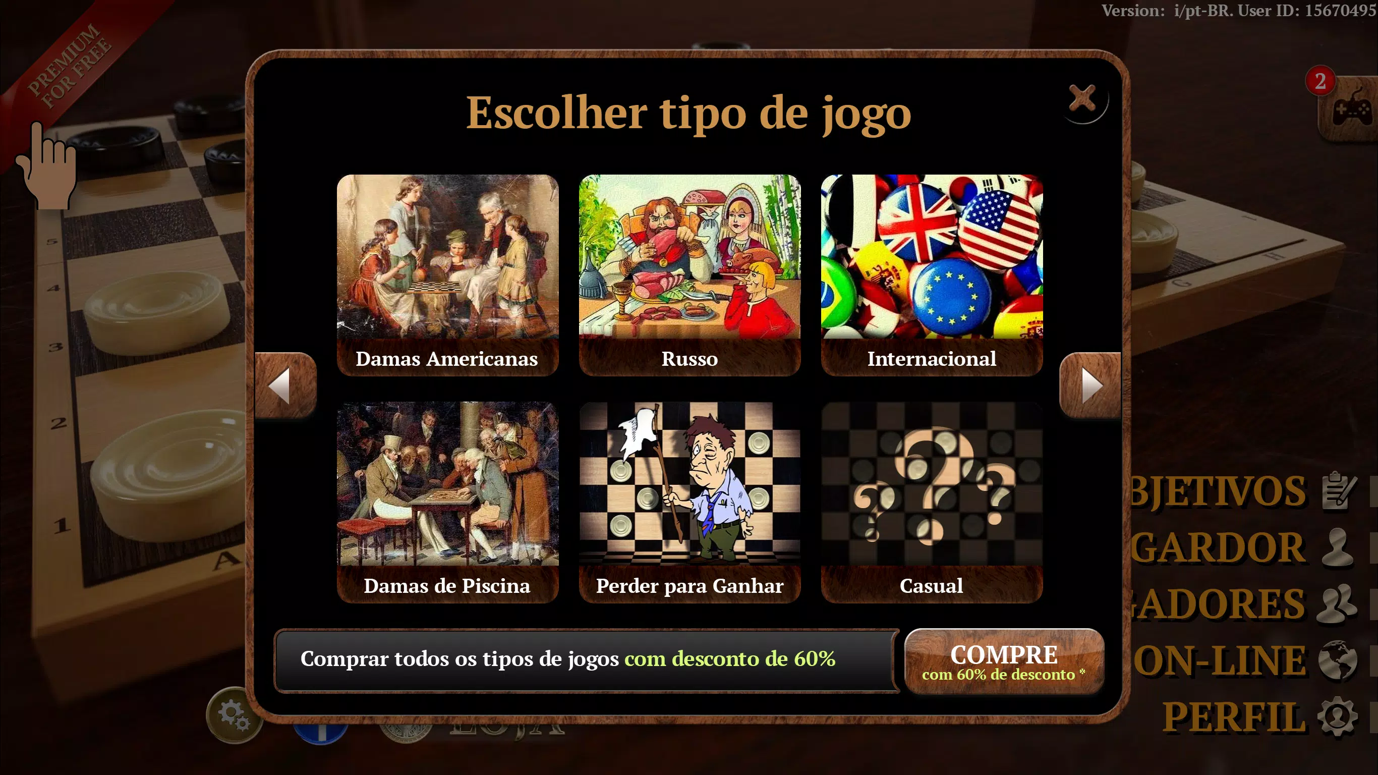 Download do APK de Damas Online Elite para Android