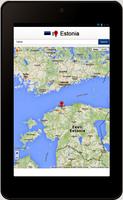 Estonia map capture d'écran 1